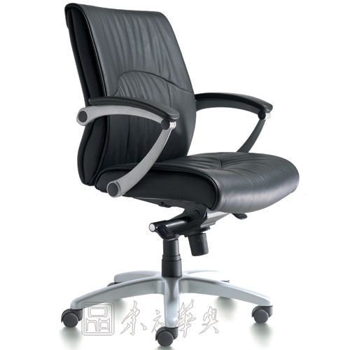Office Chair|Fashion Medium Back Chair|Office Furniture|Modeern Leather Medium Back Chair|真皮中班椅 CG-BJ025-M