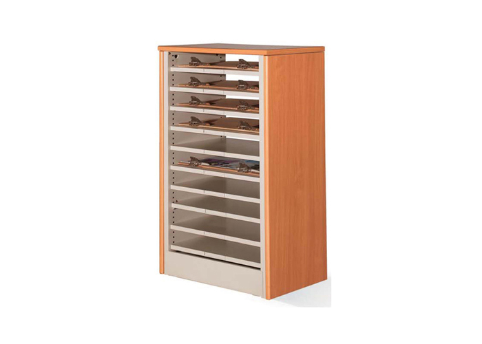 Library Furniture|Newspaper rack|Office Furniture|10-S 10-storey Single-sided|期刊架|图书架|报纸存放柜 CG-MG10-S