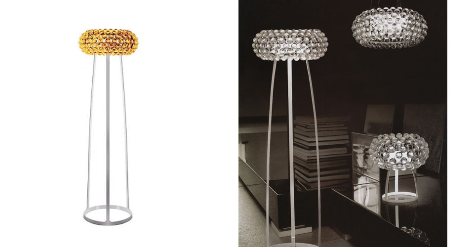 现代经典灯饰|落地灯|办公家具|F3 压克力水晶 卡波球 经典 现代 宝石落地灯